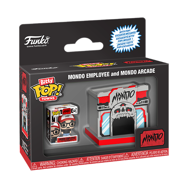[PRÉ-VENDA] Funko Pop Bitty - Bitty Town Mondo Employee and Mondo Arcade