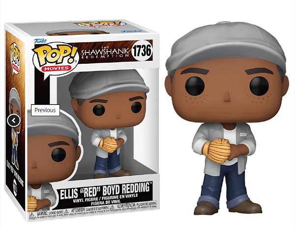 Funko Pop - The Shawshank Redemption - Ellis 'Red' Boyd Redding 1736