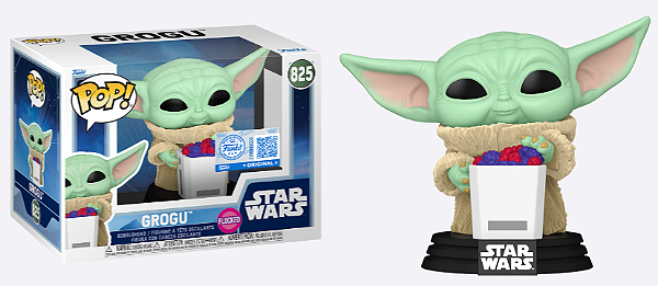 [PRÉ-VENDA] Funko Pop - Star Wars - Grogu 825 Flocked
