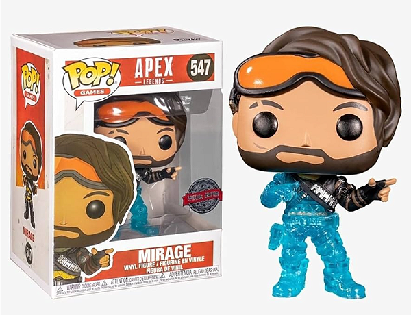 [PRÉ-VENDAS] Funko Pop - Games: Apex - Mirage Hologram 547