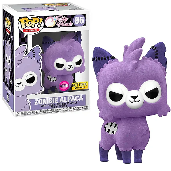 Funko Pop - Tasty Peach - Zombie Alpaca 86 (Hot topic) Flocked