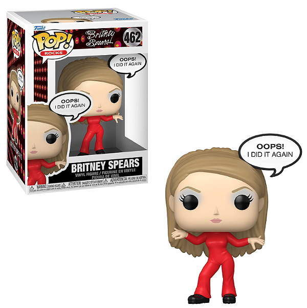 [PRÉ-VENDA] Funko Pop - Britney Spears - Britney Spears (Oops I Did It Again) 462