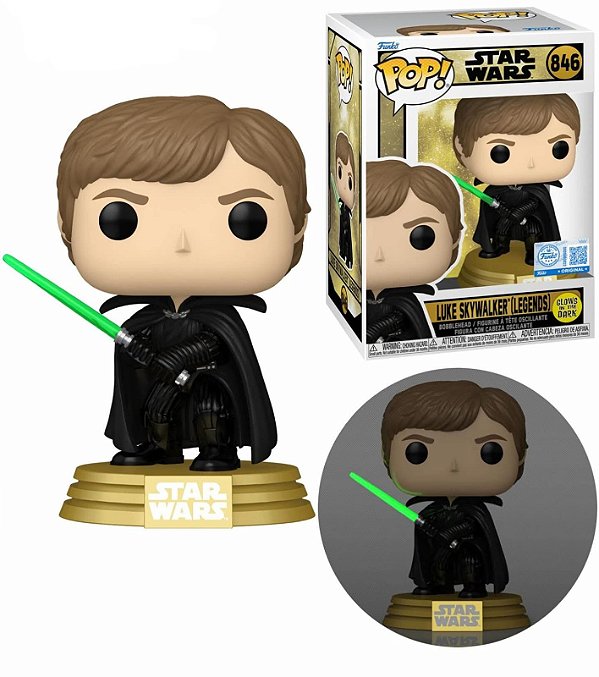 [PRÉ-VENDA] Funko Pop - Star Wars - Luke Skywalker (Legends) 876 GITD
