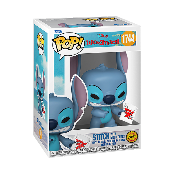 [PRÉ-VENDA] Funko Pop - Lilo & Stitch - Stitch with Mood Chart 1744 Chase