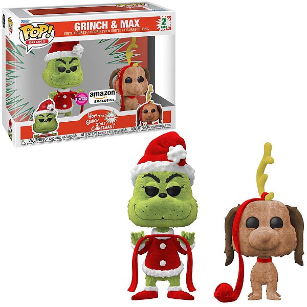 Funko Pop - Star Wars - 2 Pack Grinch & Max (Amazon) Flocked