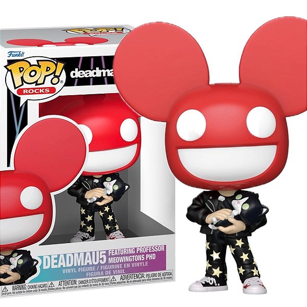 [PRÉ-VENDA] Funko Pop - Deadmau5 - Deadmau5 Featuring Professor Meowingtons Phd 511