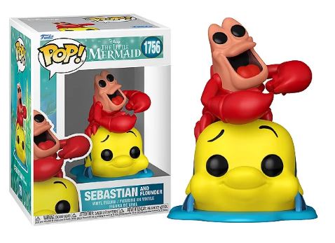 [PRÉ-VENDA] Funko Pop - The Little Mermaid - Sebastian and Flounder 1756