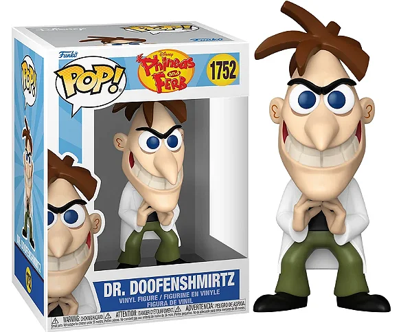 [PRÉ-VENDA] Funko Pop - Phineas & Ferb - Dr. Doofenshmirtz 1752