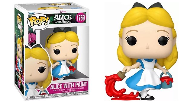 [PRÉ-VENDA] Funko Pop - Alice in Wonderland - Alice with Paint 1769