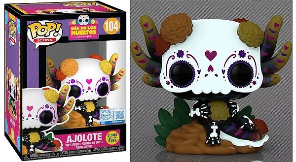 [PRÉ-VENDA] Funko Pop - Día de los Muertos - Ajolote 104 GITD