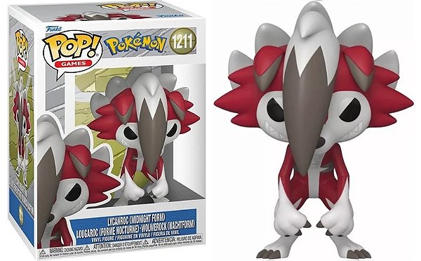[PRÉ-VENDA] Funko Pop - Pokémon - Lycanroc Midnight Form 1211