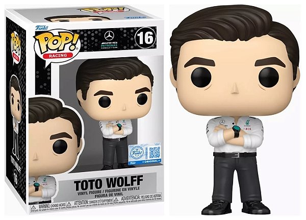 [PRÉ-VENDA] Funko Pop - Mercedes-AMG Petronas F1 Team - Toto Wolff 16