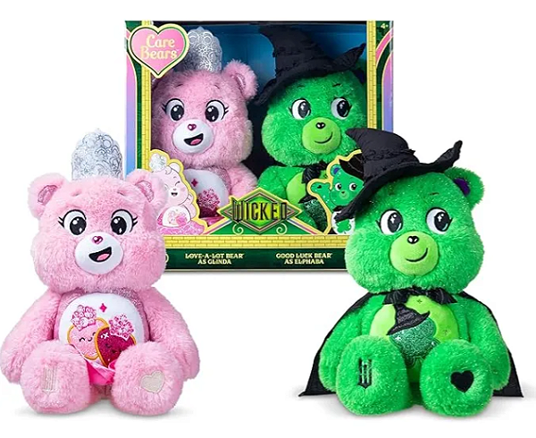 Pelucia/Plush - Ursinhos Carinhosos: Wicked - Glinda E Elphaba