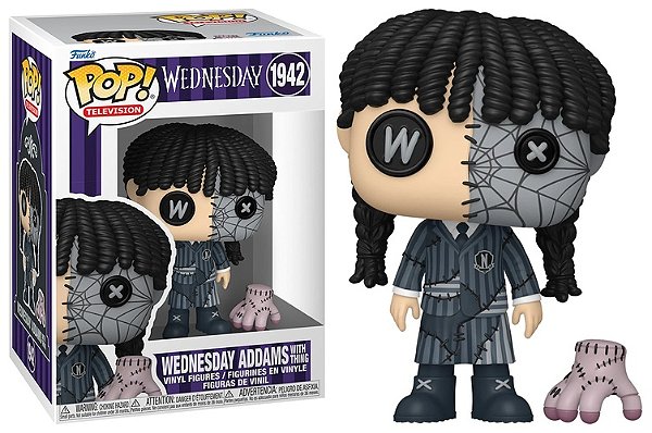 [PRÉ-VENDA] Funko Pop - Wednesday - Wednesday Addams With Thing 1942