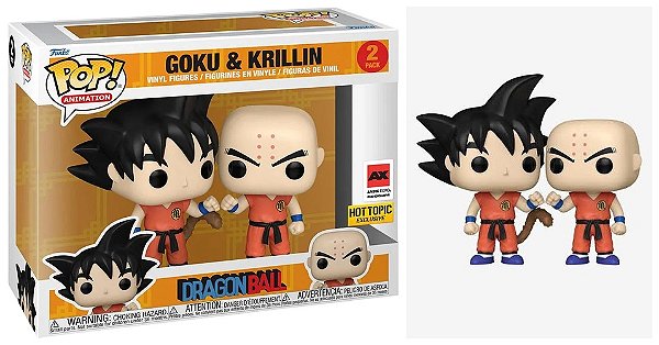 Funko Pop - Dragon Ball - 2 Pack Goku & Krillin (Hot Topic)