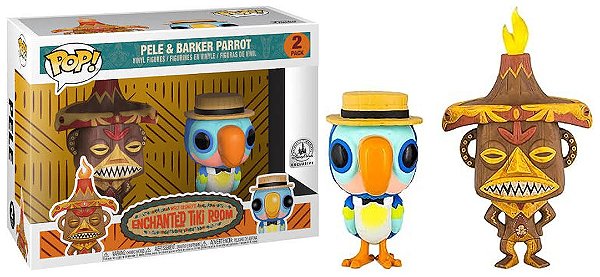 Funko Pop - Enchanted Tiki Room - 2 Pack Pele & Barker Parrot (Disney Parks)