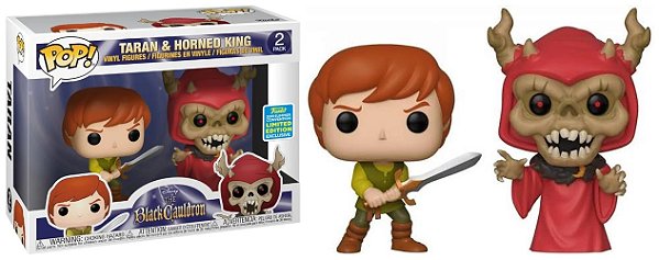 Funko Pop - The Black Cauldron - 2 Pack Taran & Horned King (2019 Summer Convention)