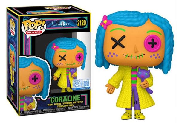 [PRÉ-VENDA] Funko pop - Coraline - Coraline Patchwork 2120 (BLACK LIGHT)