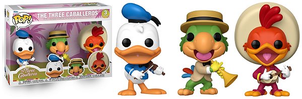 [PRÉ-VENDA] Funko Pop - The Three Caballeros - 3 Pack The Three Caballeros