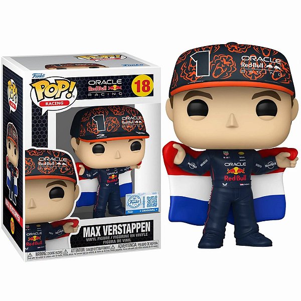 [PRÉ-VENDA] Funko Pop - Oracle Red Bull Racing - Max Verstappen 18