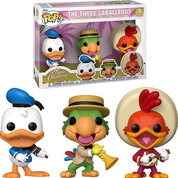 [PRÉ-VENDA] Funko pop - Disney -3-Pack The Three Caballeros