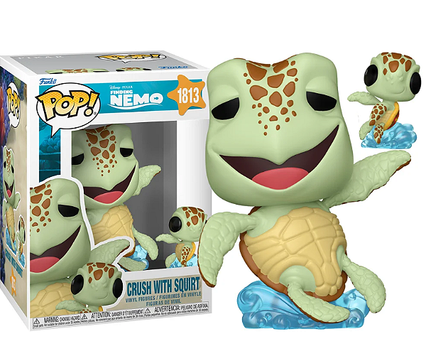 [PRÉ-VENDA] Funko Pop - Disney: Procurando Nemo - Crush With Squirt 1813