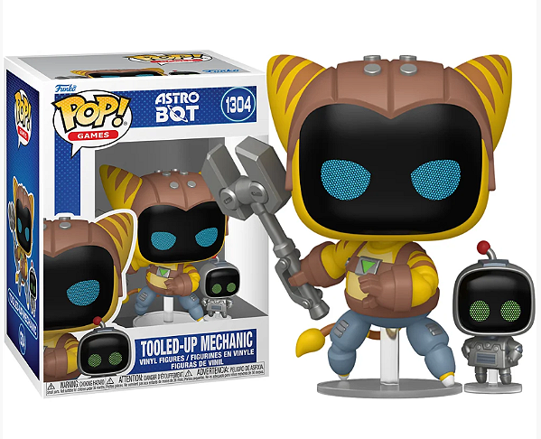 [prÉ-venda] Funko Pop - Games: Astro Bot - Tooled-Up Mechanic 1304