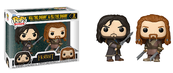 [PRÉ-VENDA] Funko Pop - The Hobbit - 2 Pack Kili the Dwarf & Fili the Dwarf