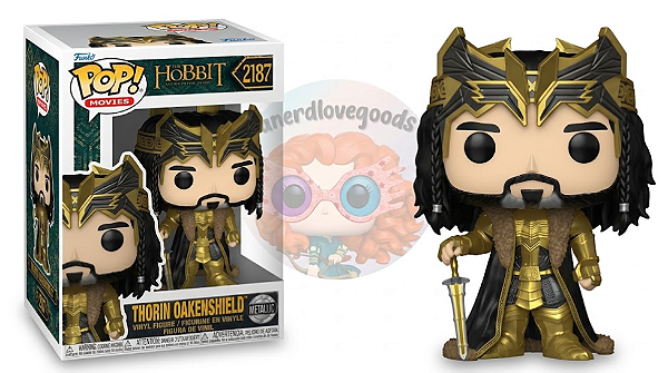 [PRÉ-VENDA] Funko Pop - The Hobbit - Thorin Oakenshield 2187 (Metallic)