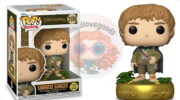 [PRÉ-VENDA] Funko Pop - Lord of the Rings/O Senhor dos Anéis – Samwise Gamgee 2159 (GLOW)