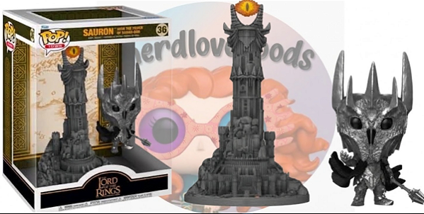 [PRÉ-VENDA] Funko Pop - Lord of the Rings/O Senhor dos Anéis – Sauron with The Tower f Barad-dur 36