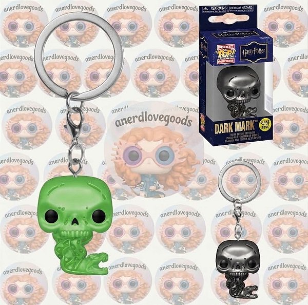 [PRÉ-VENDA] Funko pop - Harry Potter - Keychain Dark Mark (Glow)