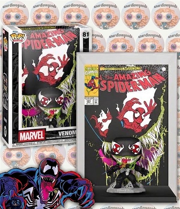 [PRÉ-VENDA] Funko pop - Marvel: Amazing Spider-MAn - Comic Cover Venom 81