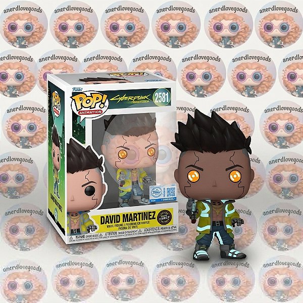 [PRÉ-VENDA] Funko pop - Cyberpunk: Edgerunners - David Martinez 2581 (Chase)