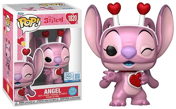[PRÉ-VENDA] Funko Pop - Stitch - Angel 1820 Glitter