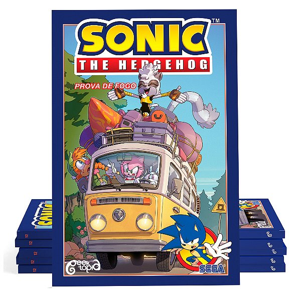 Sonic The Hedgehog Volume 12: Prova De Fogo (Acompanha Marcador E Pôster)