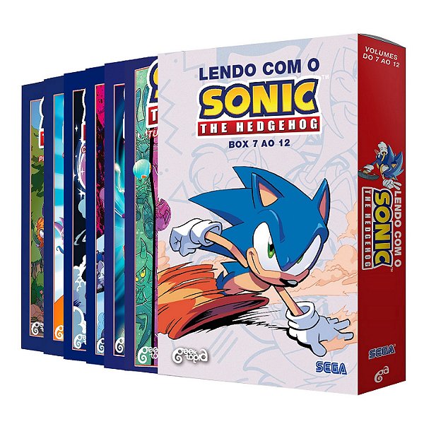 Box Lendo Com O Sonic – The Hedgehog (Vol. 7 Ao 12)