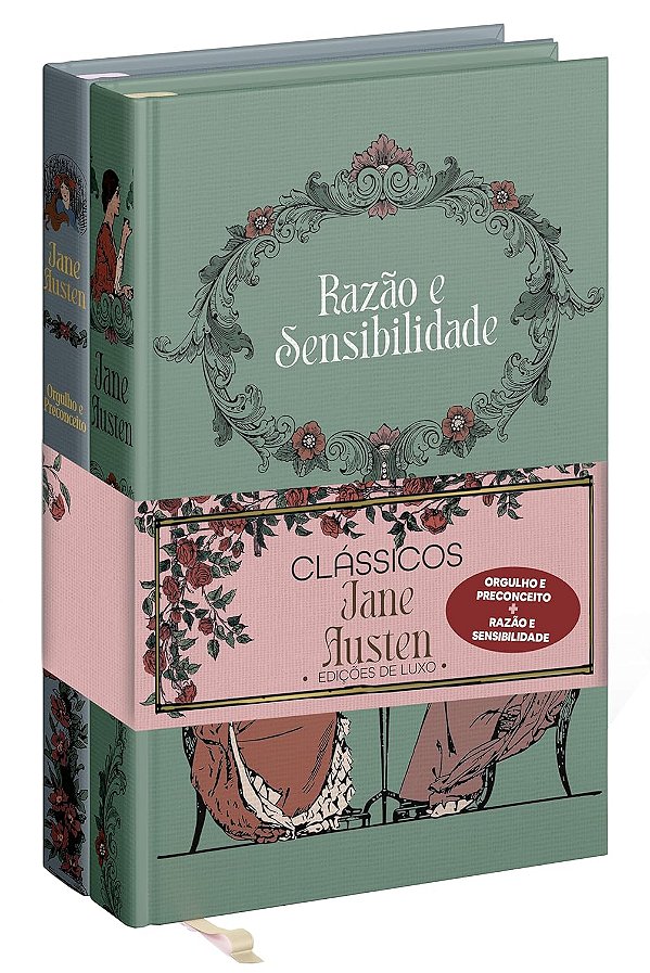 COMBO Clássicos Jane Austen | Edição Luxo: Orgulho e Preconceito + Razão e Sensibilidade