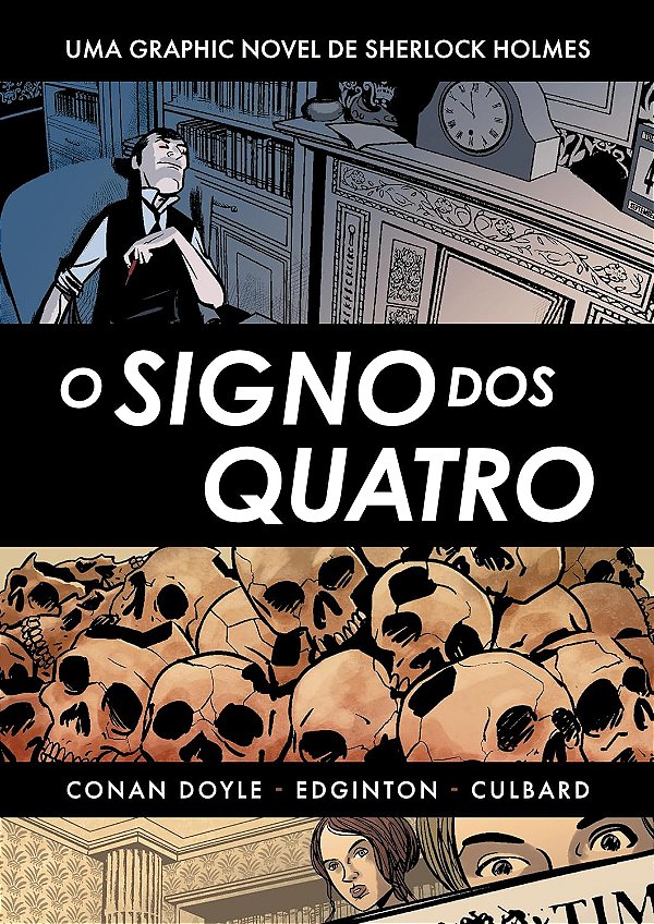 Sherlock Holmes: O Signo Dos Quatro: HQ Inédita - Acompanha Cards E Marcador