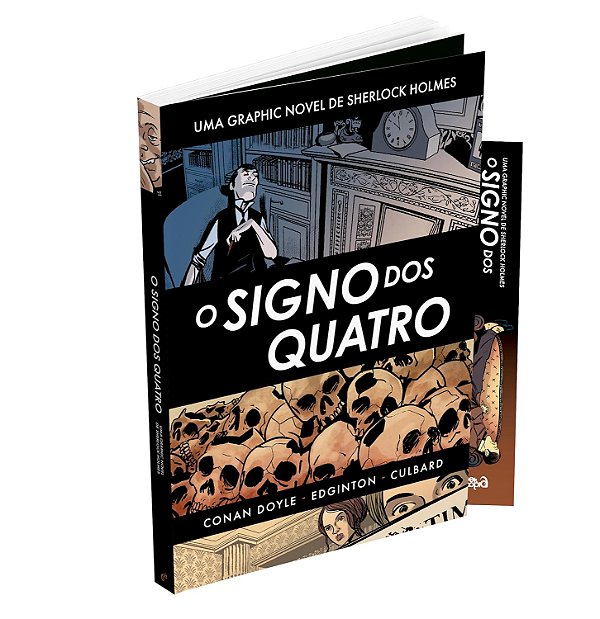 Sherlock Holmes: O Signo Dos Quatro: HQ Inédita - Acompanha Cards E Marcador
