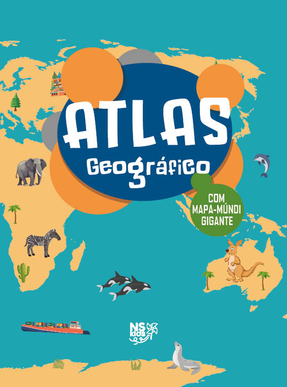 Atlas Geográfico: Bandeiras Dos Países E Estados Do Brasil Acompanha Megapôster Do Mapa-Múndi