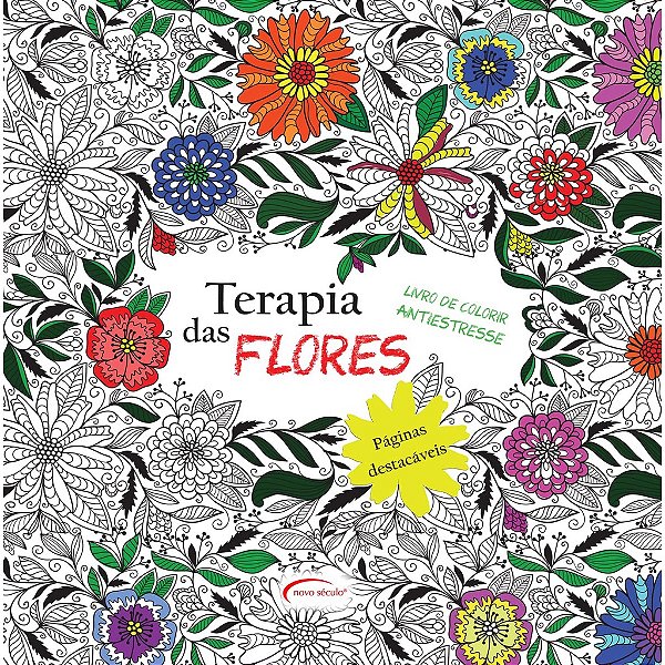 Terapia Das Flores - Livro De Colorir Antiestresse