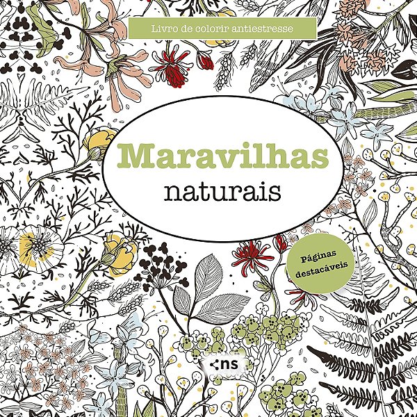 Maravilhas Naturais - Livro De Colorir Antiestresse