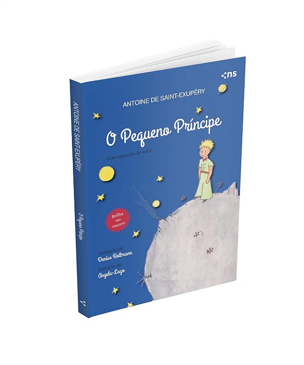 O Pequeno Príncipe Brilha No Escuro Capa Azul