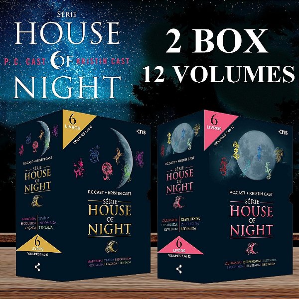 Box House of Night Coleção Completa - Box 1 e 2 - 12 livros