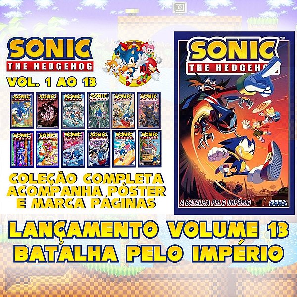 Super Combo - KIt Sonic The Hedgehog Vol 1 ao 13