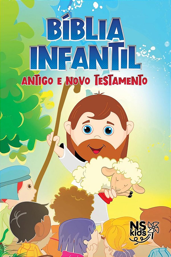 Bíblia Infantil Edição de Luxo Almofadada Antigo e Novo Testamento