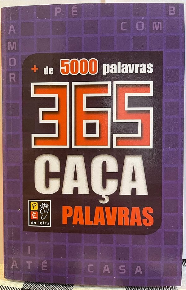 365 Caça Palavras - Roxo + De 5000 Palavras