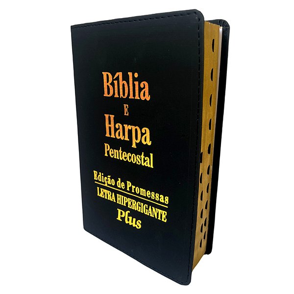 Bíblia Letra Hipergigante Plus Harpa Pentecostal Edição de Promessas Letra Hipergigante Plus