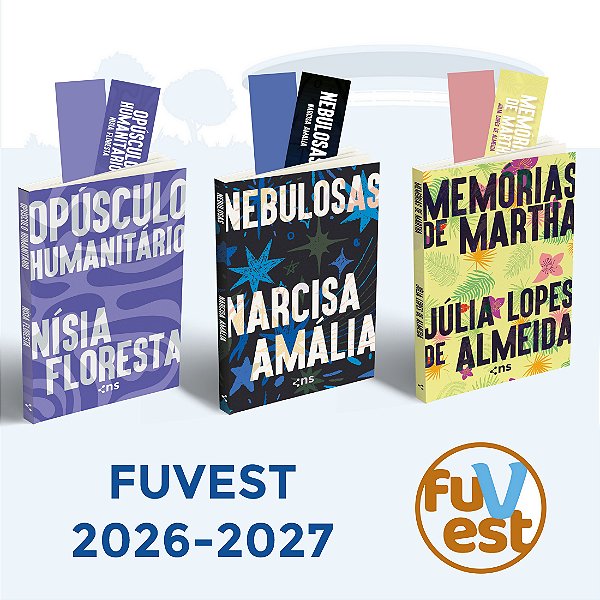 Kit FUVEST 2026 - Nebulosas, Opúsculo Humanitário e Memórias de Martha